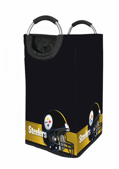 soft colour of pittsburgh steelers helmet Laundry Hamper | Laundry Basket