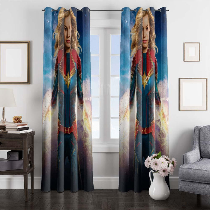 the great of captain marvel window curtains