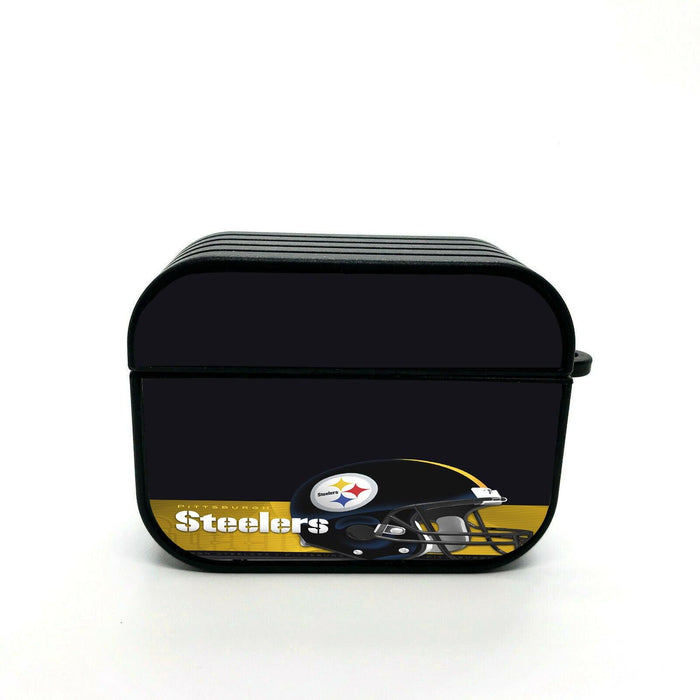 soft colour of pittsburgh steelers helmet airpod case