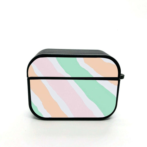 stripes pastel grunge airpods case