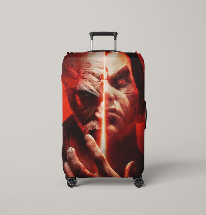 tekken seven jin two face angry Luggage Covers | Suitcase