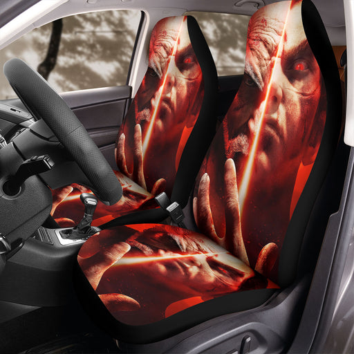 tekken seven jin two face angry Car Seat Covers