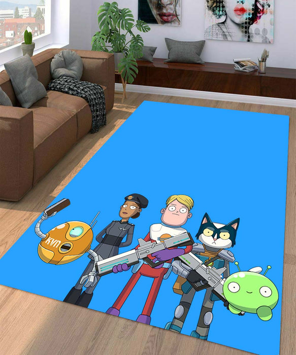 soldier of final space Living room carpet rugs