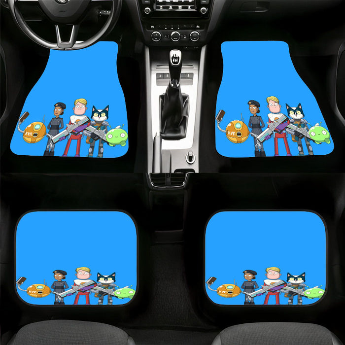 soldier of final space Car floor mats Universal fit