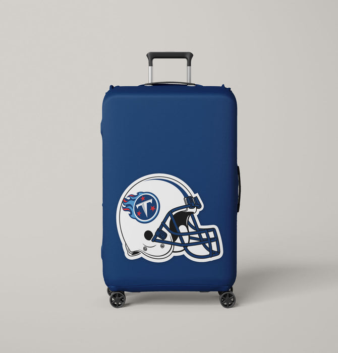 solid helmet of tennessee titans Luggage Covers | Suitcase