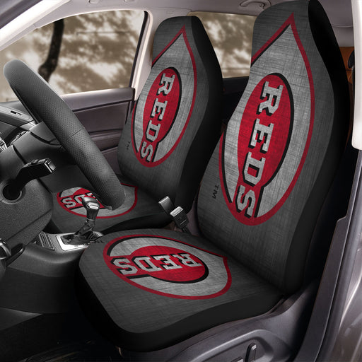 texture cincinnati reds logo Car Seat Covers