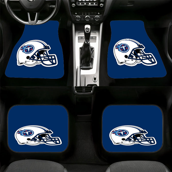 solid helmet of tennessee titans Car floor mats Universal fit