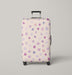 stroke and solid of hearts Luggage Cover | suitcase