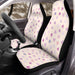 stroke and solid of hearts Car Seat Covers