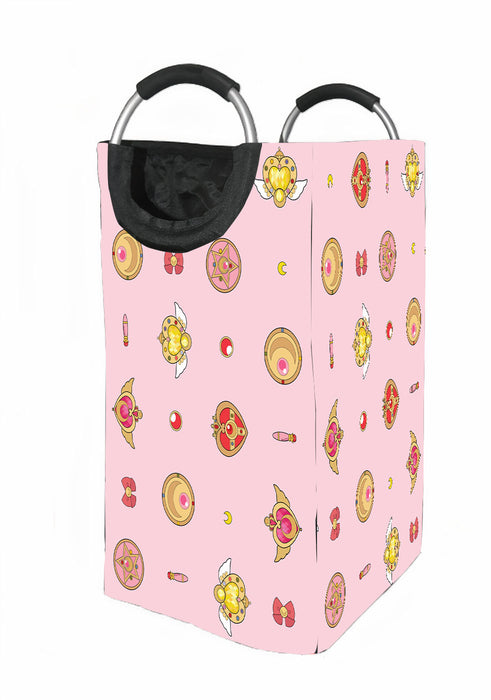 stuff of sailor moon anime girls Laundry Hamper | Laundry Basket