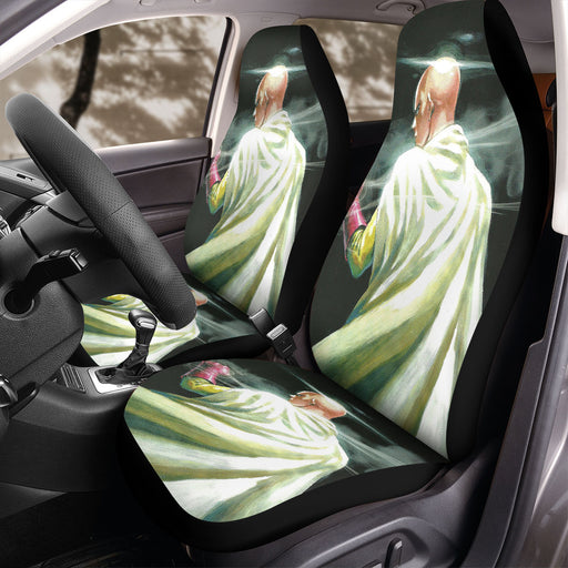 textured saitama with clothes Car Seat Covers