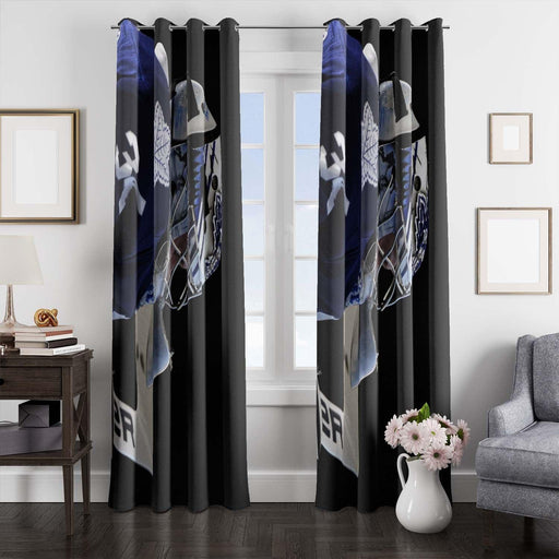 solid of hockey league window Curtain