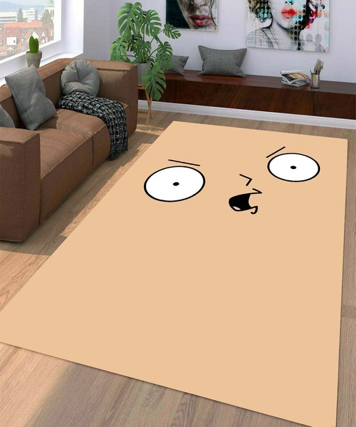 solid skin of family guy face Living room carpet rugs