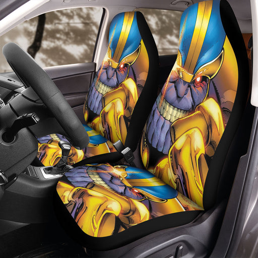 thanos comic coloring marvel Car Seat Covers