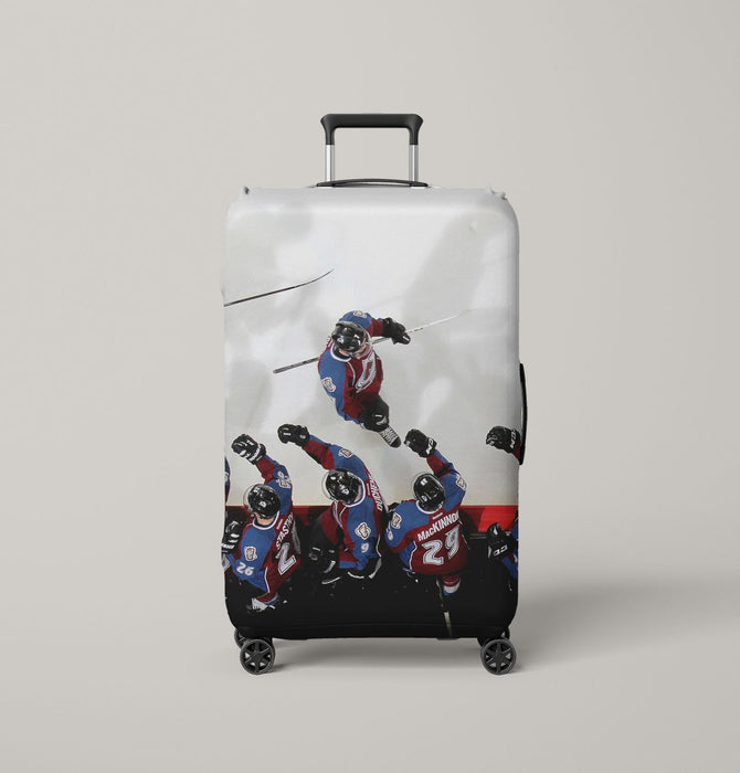 solid team nhl Luggage Covers | Suitcase