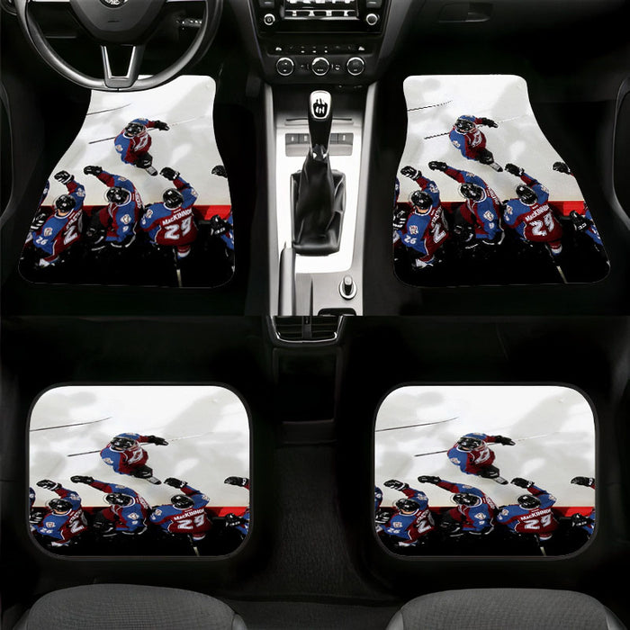 solid team nhl Car floor mats Universal fit