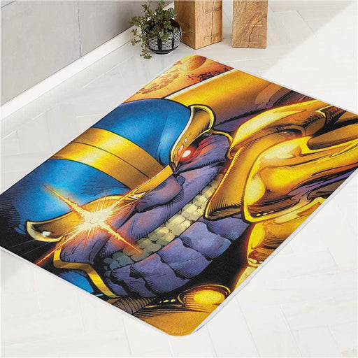 thanos comic coloring marvel bath rugs