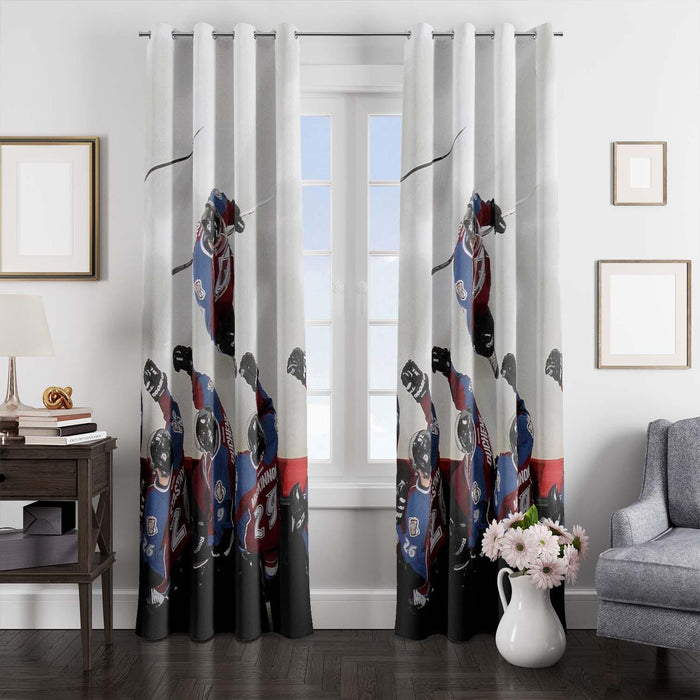 solid team nhl window Curtain