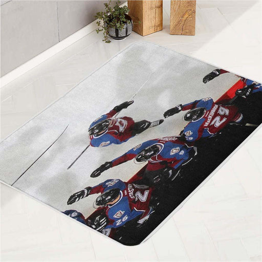 solid team nhl bath rugs