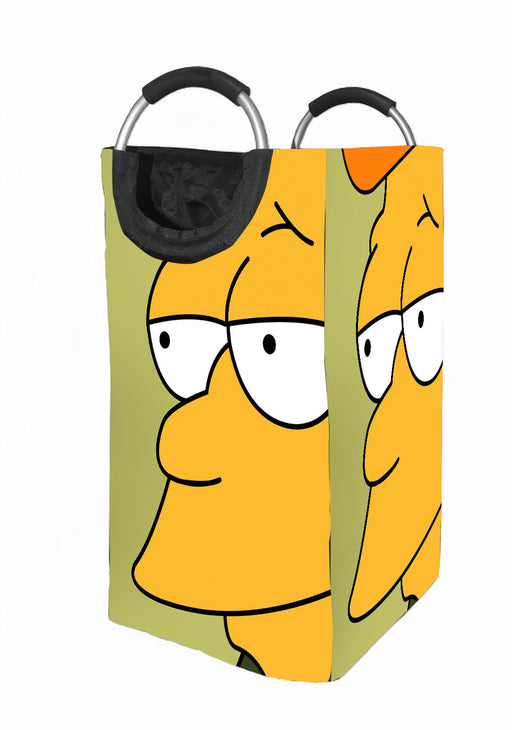 the simpsons close up character Laundry Hamper | Laundry Basket