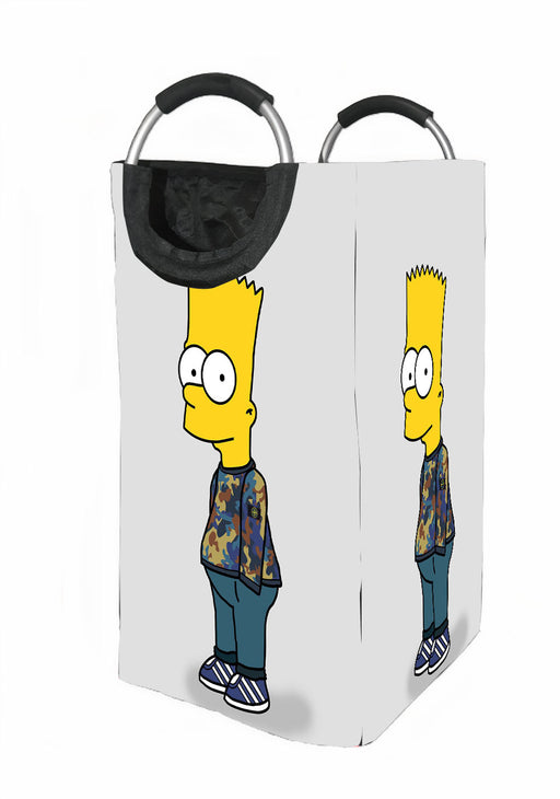 the simpsons stone island Laundry Hamper | Laundry Basket