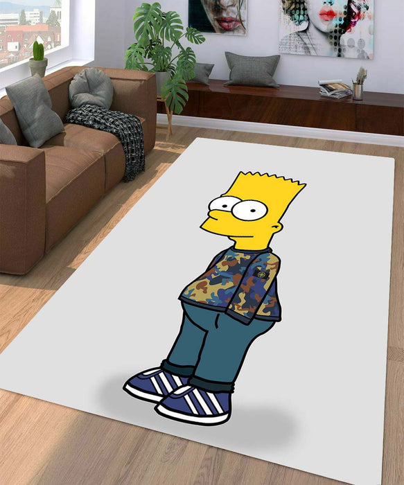 the simpsons stone island Living room carpet rugs