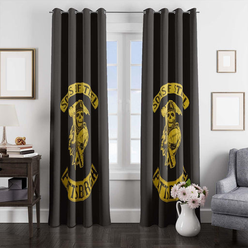 son of steel pittsburgh window Curtain