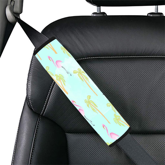 summer flamingo vibe Car seat belt cover