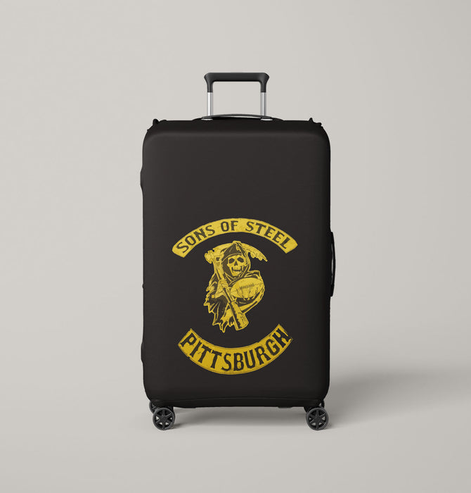 son of steel pittsburgh Luggage Covers | Suitcase