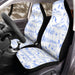 summer illustration on the beach Car Seat Covers