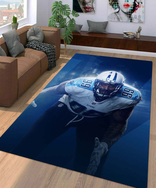 soul of titans player football nfl Living room carpet rugs