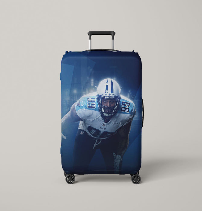 soul of titans player football nfl Luggage Covers | Suitcase