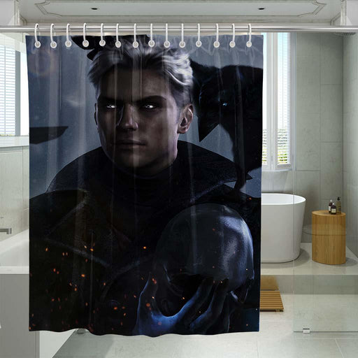 thor ragnarok and sword shower curtains