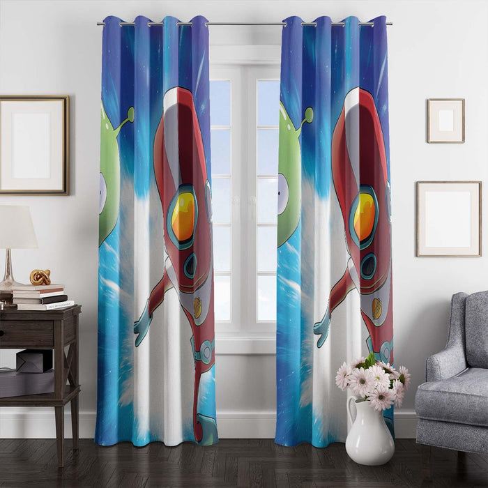 space tme final space window Curtain