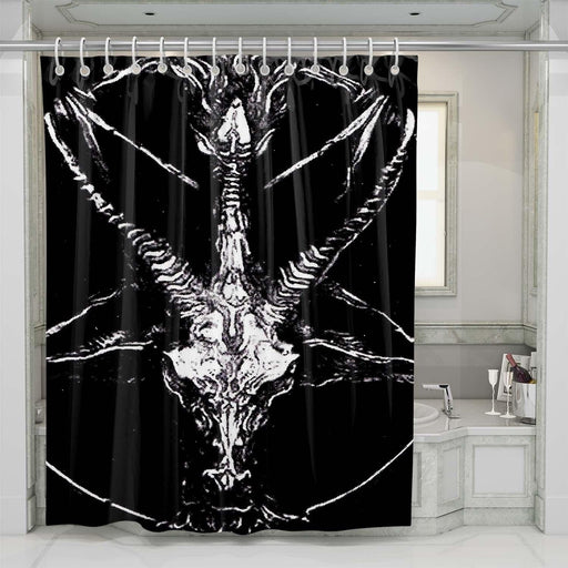 thrasher devil shower curtains