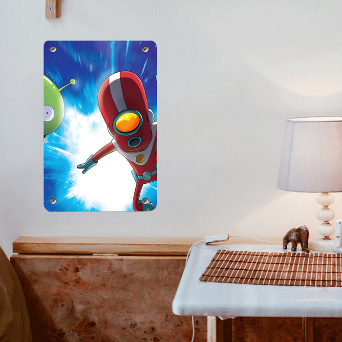 space tme final space Poster Metal print wall art