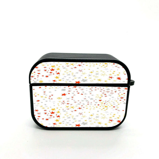 sunset stars orange and yellow airpods case