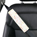 sunset stars orange and yellow Car seat belt cover