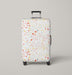 sunset stars orange and yellow Luggage Cover | suitcase