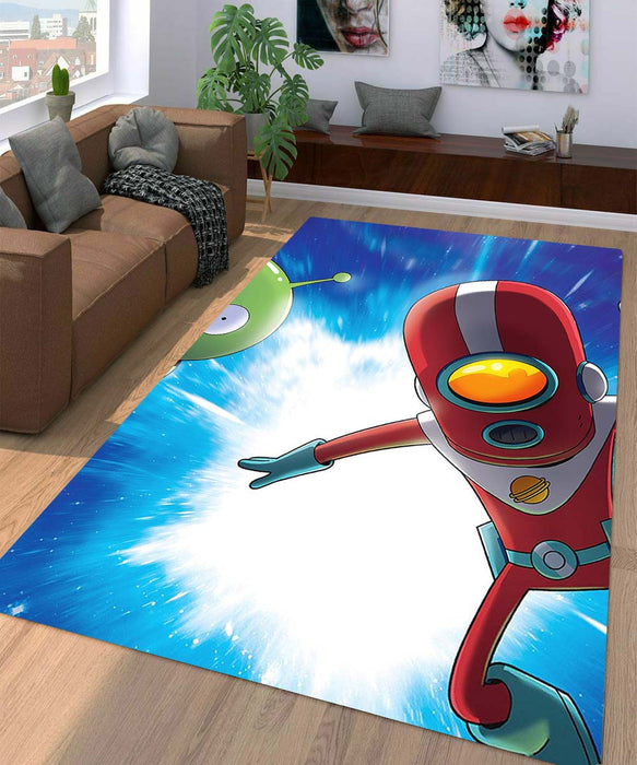 space tme final space Living room carpet rugs