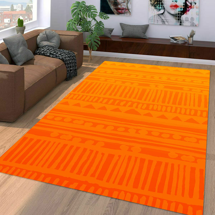 sunset vibe pattern the lion king Living room carpet rugs