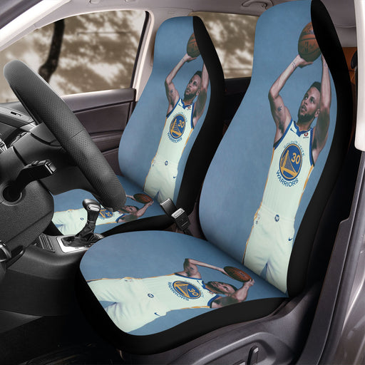 spalding and stephen curry Car Seat Covers