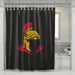 spartan nhl team logo icon shower curtains