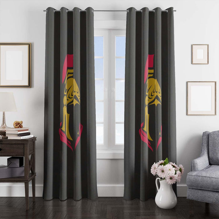 spartan nhl team logo icon window Curtain