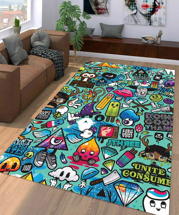 thrasher pattern Living room carpet rugs