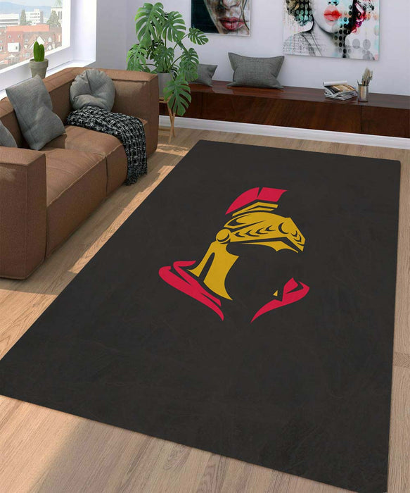 spartan nhl team logo icon Living room carpet rugs