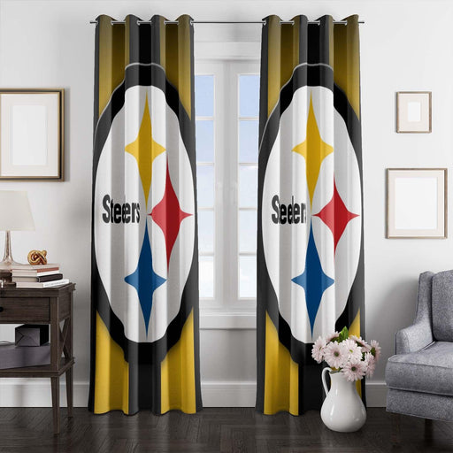 specular shine steelers team window Curtain