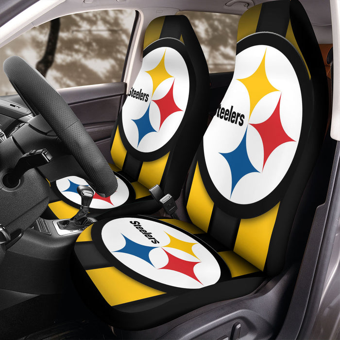 specular shine steelers team Car Seat Covers