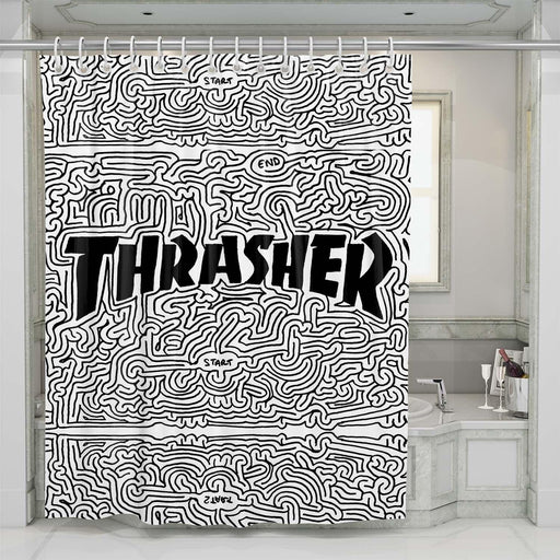 thrasher start and end shower curtains