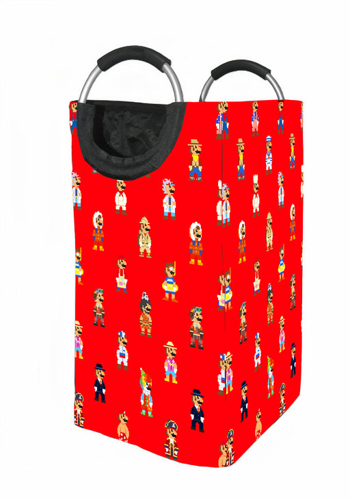 super mario pixels avatar Laundry Hamper | Laundry Basket